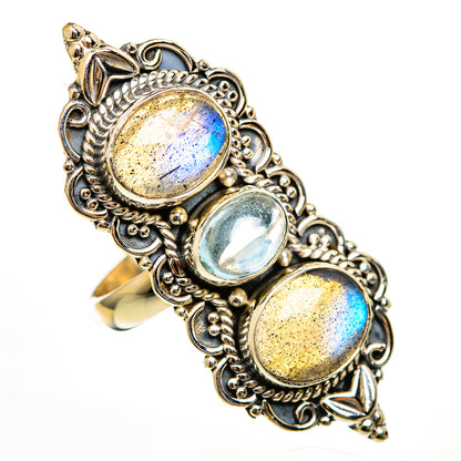 Labradorite Rings handcrafted by Ana Silver Co - RING111728 - Photo 2