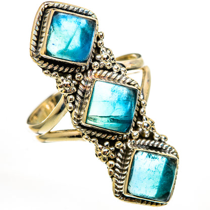 Green Fluorite Rings handcrafted by Ana Silver Co - RING111733 - Photo 2