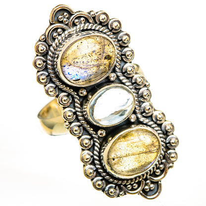 Labradorite Rings handcrafted by Ana Silver Co - RING111734 - Photo 2