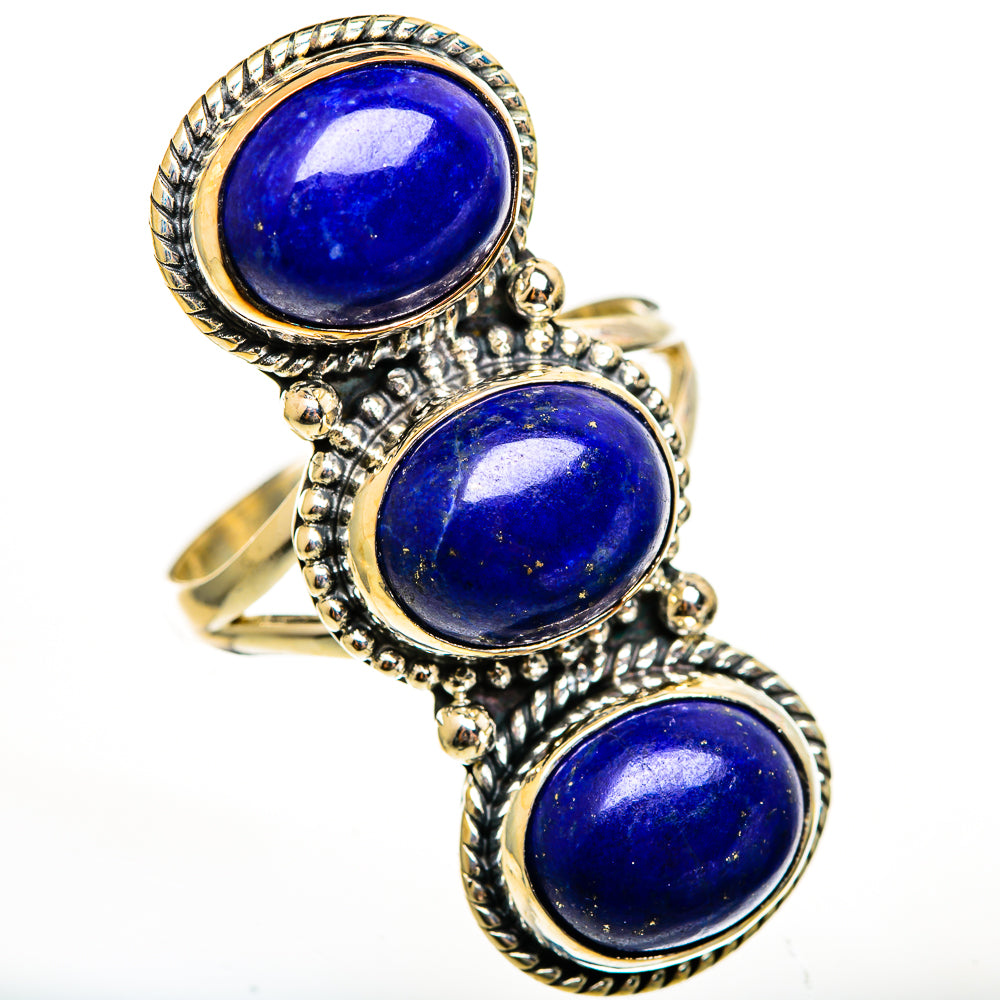 Lapis Lazuli Rings handcrafted by Ana Silver Co - RING111735 - Photo 2