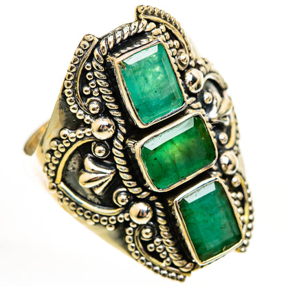 Emerald Rings handcrafted by Ana Silver Co - RING111740 - Photo 2