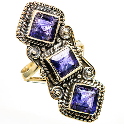 Violet Spinel Rings handcrafted by Ana Silver Co - RING111750 - Photo 2