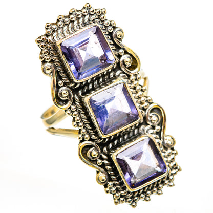 Violet Spinel Rings handcrafted by Ana Silver Co - RING111751 - Photo 2
