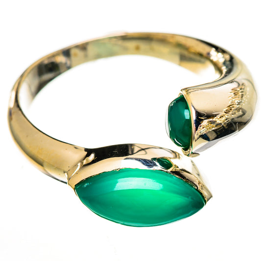 Green Onyx Rings handcrafted by Ana Silver Co - RING111759 - Photo 2