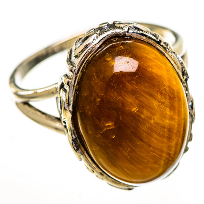 Tiger Eye Rings handcrafted by Ana Silver Co - RING111760 - Photo 2