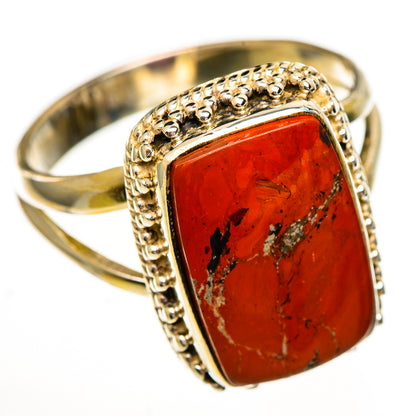 Red Jasper Rings handcrafted by Ana Silver Co - RING111762 - Photo 2
