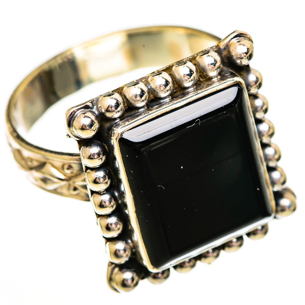 Black Onyx Rings handcrafted by Ana Silver Co - RING111770 - Photo 2