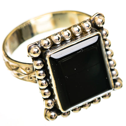 Black Onyx Rings handcrafted by Ana Silver Co - RING111770 - Photo 2
