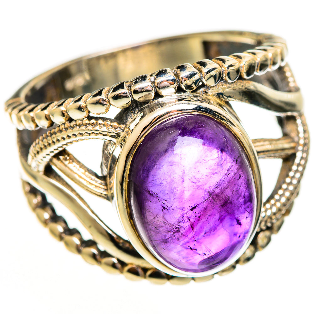 Amethyst Rings handcrafted by Ana Silver Co - RING111798 - Photo 2