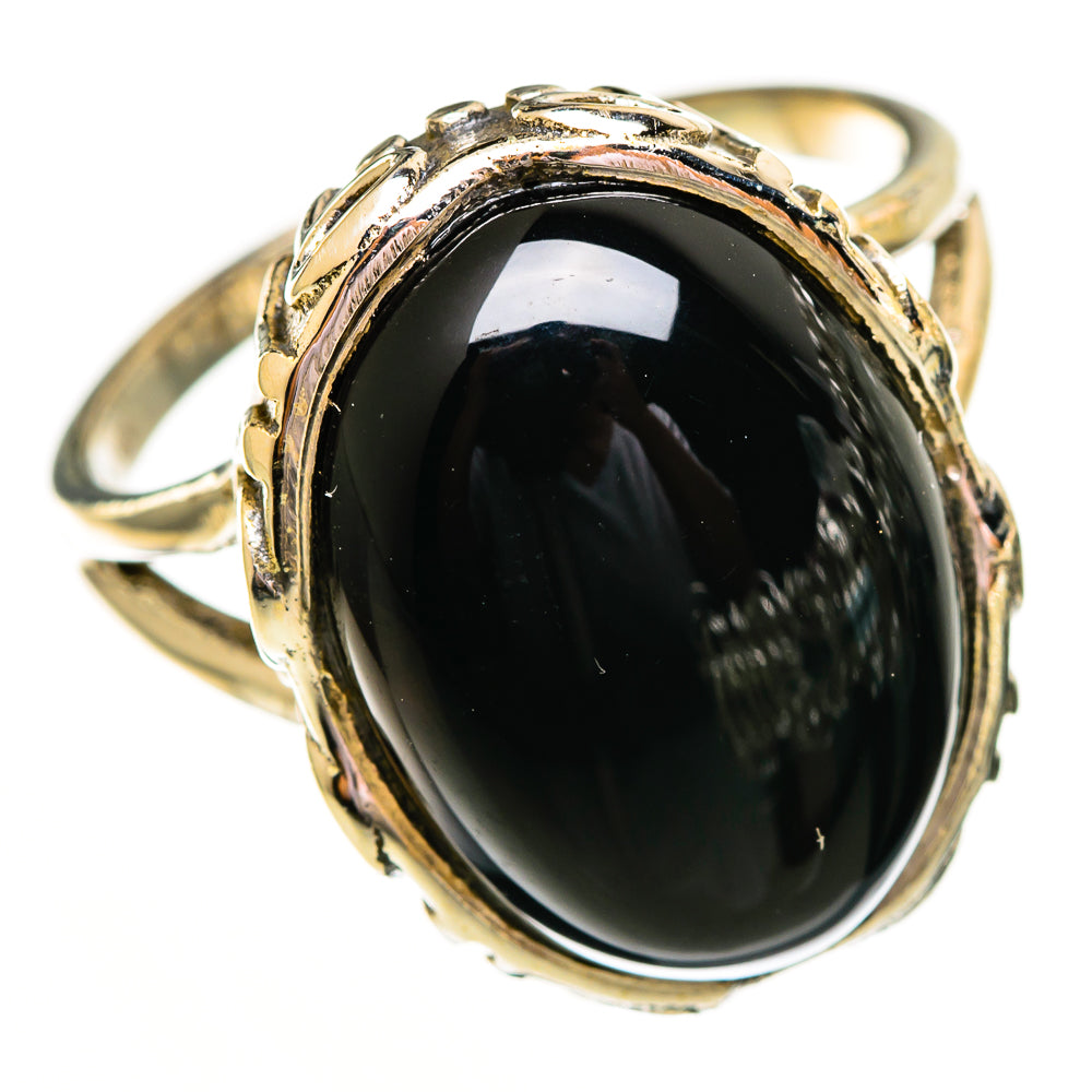 Black Onyx Rings handcrafted by Ana Silver Co - RING111802 - Photo 2