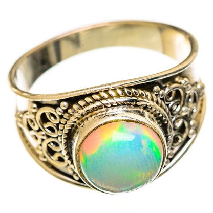 Ethiopian Opal Rings handcrafted by Ana Silver Co - RING111811 - Photo 2