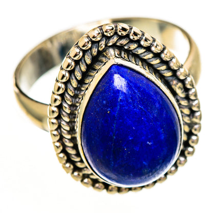 Lapis Lazuli Rings handcrafted by Ana Silver Co - RING111842 - Photo 2