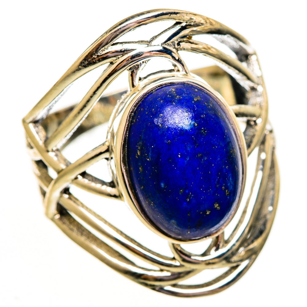Lapis Lazuli Rings handcrafted by Ana Silver Co - RING111845 - Photo 2