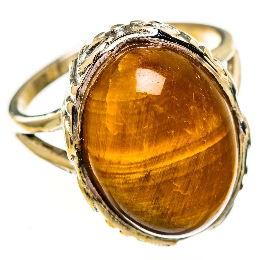 Tiger Eye Rings handcrafted by Ana Silver Co - RING111850 - Photo 2