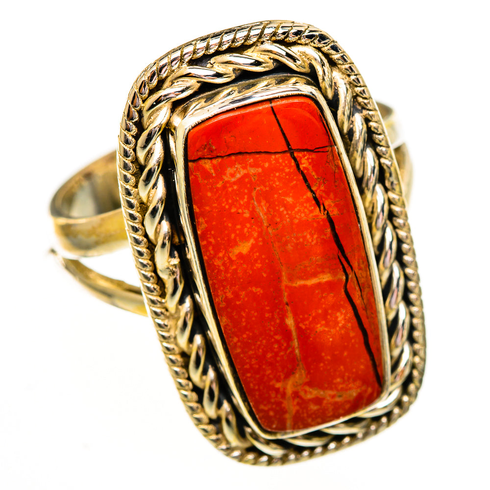 Red Jasper Rings handcrafted by Ana Silver Co - RING111851 - Photo 2