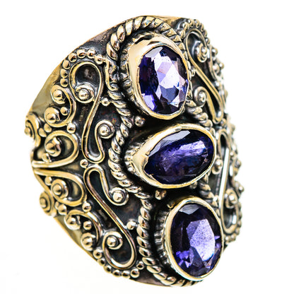 Violet Spinel Rings handcrafted by Ana Silver Co - RING111859 - Photo 2