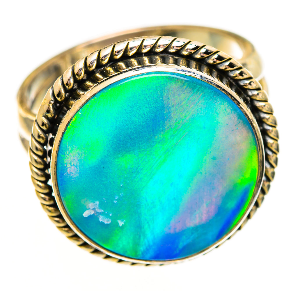 Aura Opal Rings handcrafted by Ana Silver Co - RING111872 - Photo 2