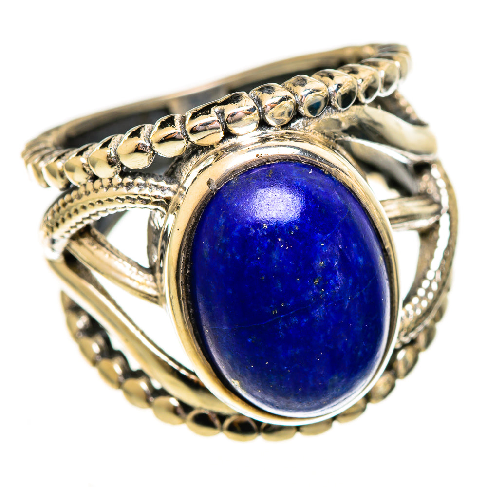 Lapis Lazuli Rings handcrafted by Ana Silver Co - RING111875 - Photo 2