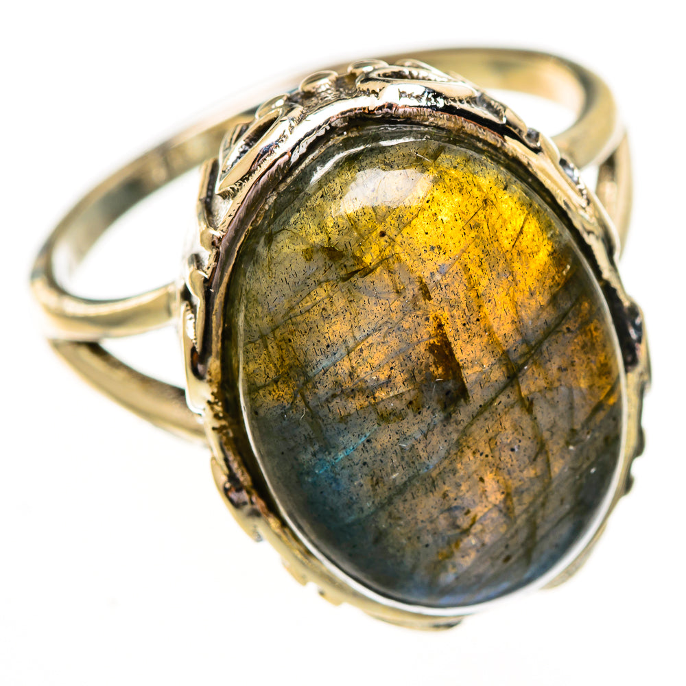 Labradorite Rings handcrafted by Ana Silver Co - RING111876 - Photo 2