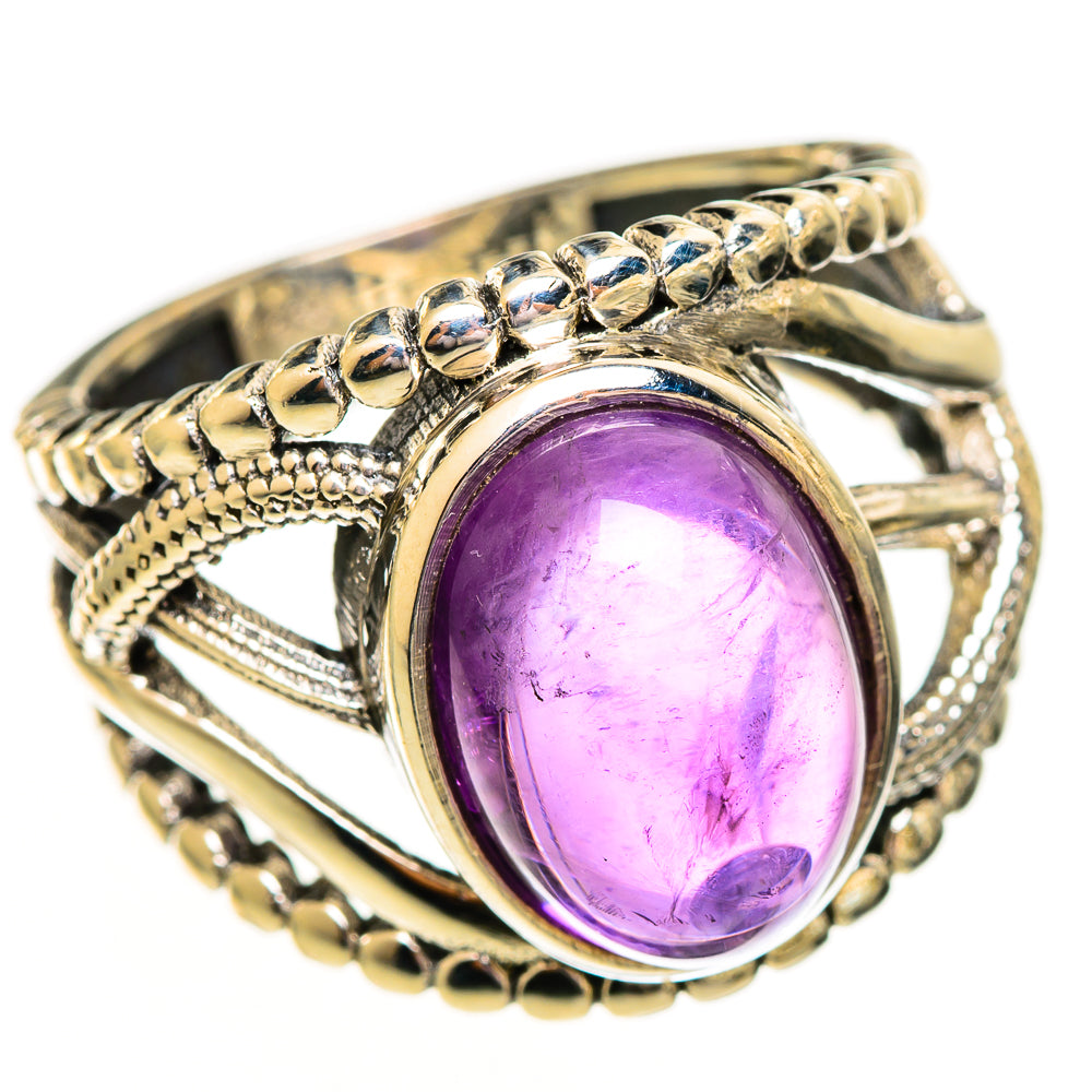 Amethyst Rings handcrafted by Ana Silver Co - RING111889 - Photo 2