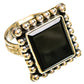 Black Onyx Rings handcrafted by Ana Silver Co - RING111892 - Photo 2