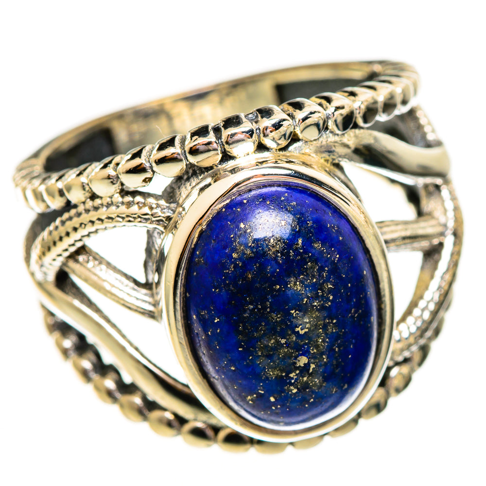 Lapis Lazuli Rings handcrafted by Ana Silver Co - RING111901 - Photo 2