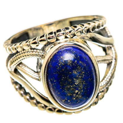Lapis Lazuli Rings handcrafted by Ana Silver Co - RING111901 - Photo 2