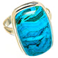 Malachite In Chrysocolla Rings handcrafted by Ana Silver Co - RING111902 - Photo 2
