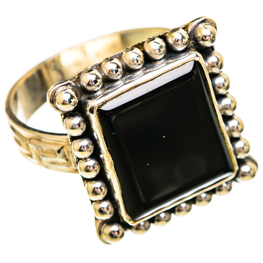 Black Onyx Rings handcrafted by Ana Silver Co - RING111922 - Photo 2