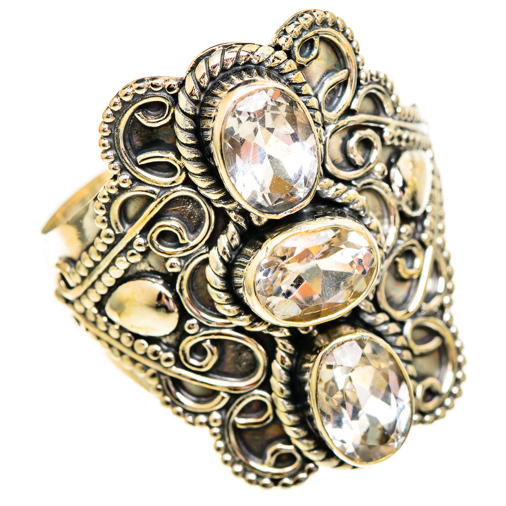 White Quartz Rings handcrafted by Ana Silver Co - RING111926 - Photo 2