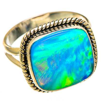 Aura Opal Rings handcrafted by Ana Silver Co - RING111931 - Photo 2