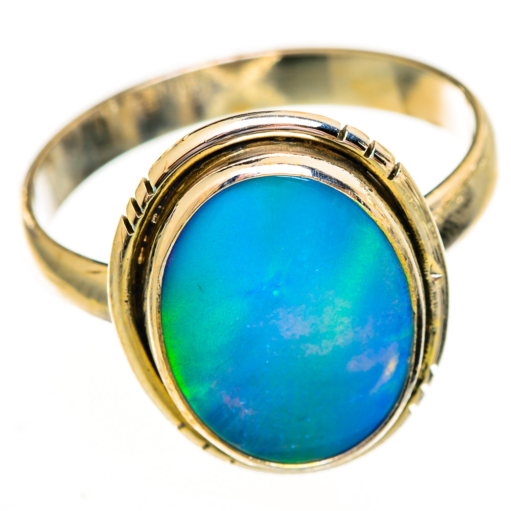 Aura Opal Rings handcrafted by Ana Silver Co - RING111933 - Photo 2