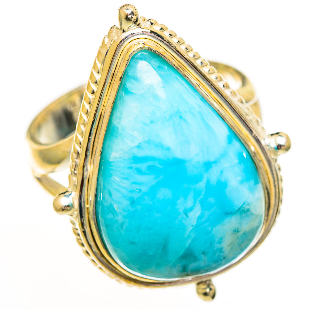 Larimar Rings handcrafted by Ana Silver Co - RING111934 - Photo 2