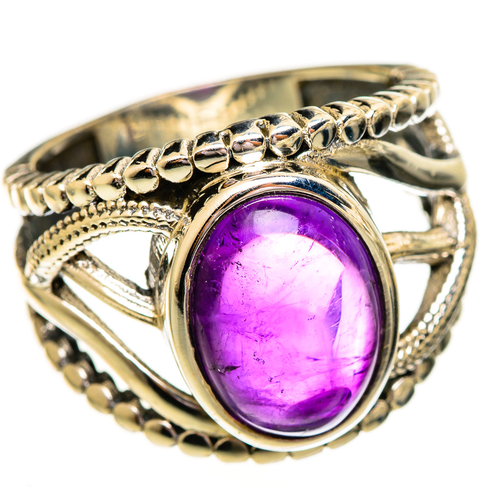 Amethyst Rings handcrafted by Ana Silver Co - RING111954 - Photo 2