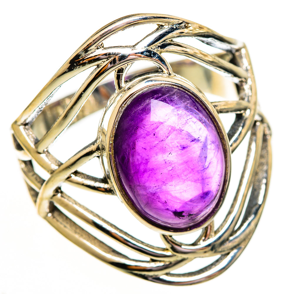 Amethyst Rings handcrafted by Ana Silver Co - RING111959 - Photo 2
