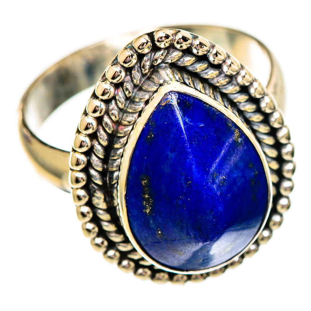 Lapis Lazuli Rings handcrafted by Ana Silver Co - RING111974 - Photo 2