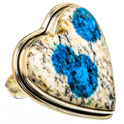 K2 Blue Azurite Rings handcrafted by Ana Silver Co - RING111991 - Photo 2