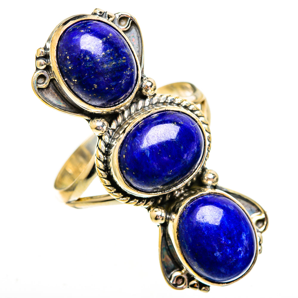 Lapis Lazuli Rings handcrafted by Ana Silver Co - RING111993 - Photo 2