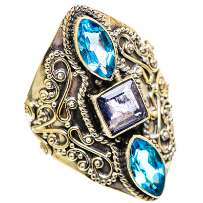 Violet Spinel Rings handcrafted by Ana Silver Co - RING111994 - Photo 2