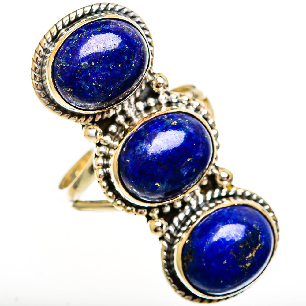 Lapis Lazuli Rings handcrafted by Ana Silver Co - RING111996 - Photo 2
