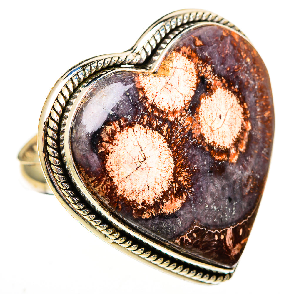 Brids Eye Jasper Rings handcrafted by Ana Silver Co - RING112006 - Photo 2