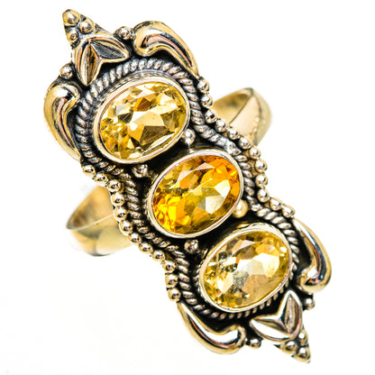 Citrine Rings handcrafted by Ana Silver Co - RING112011 - Photo 2