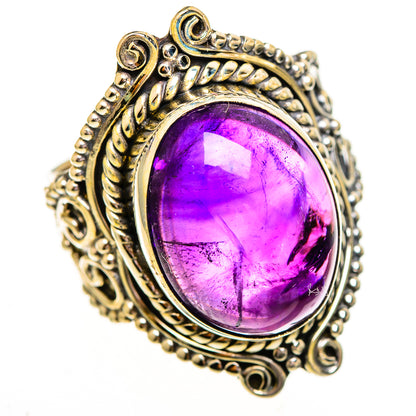 Amethyst Rings handcrafted by Ana Silver Co - RING112024 - Photo 2
