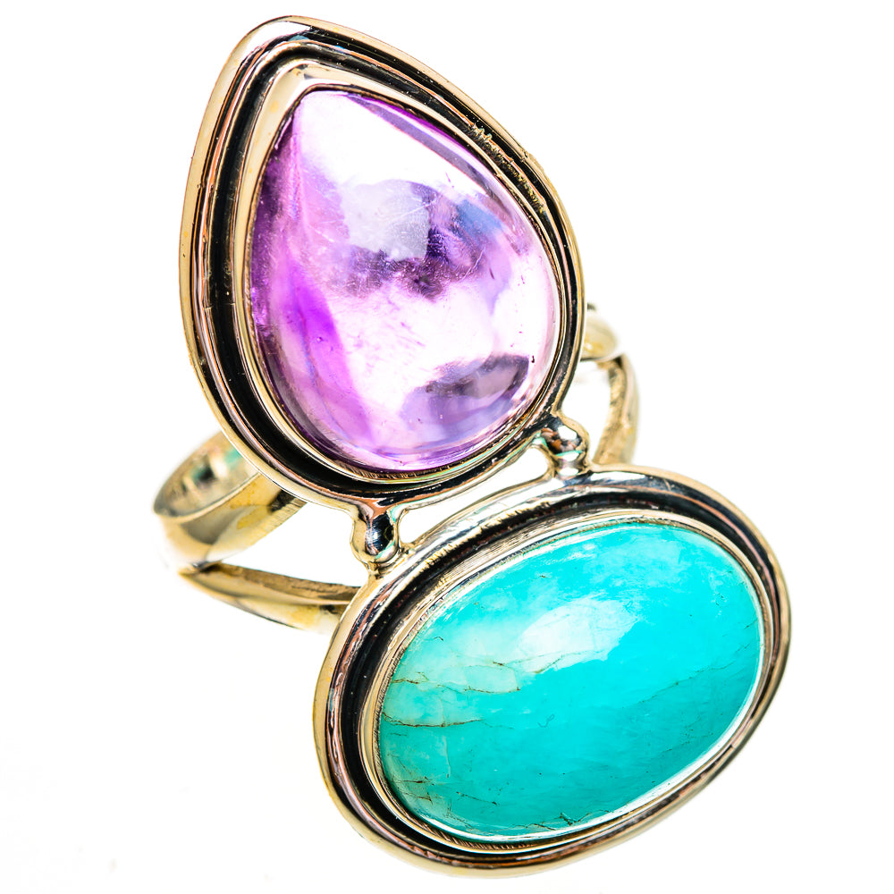 Larimar Rings handcrafted by Ana Silver Co - RING112031 - Photo 2