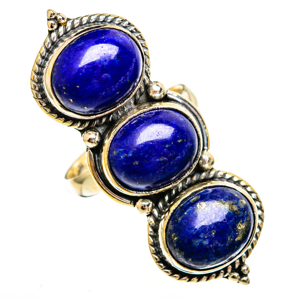 Lapis Lazuli Rings handcrafted by Ana Silver Co - RING112039 - Photo 2