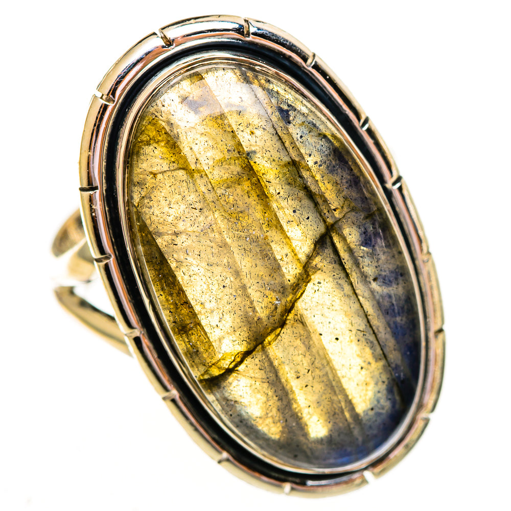 Labradorite Rings handcrafted by Ana Silver Co - RING112040 - Photo 2