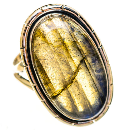 Labradorite Rings handcrafted by Ana Silver Co - RING112040 - Photo 2