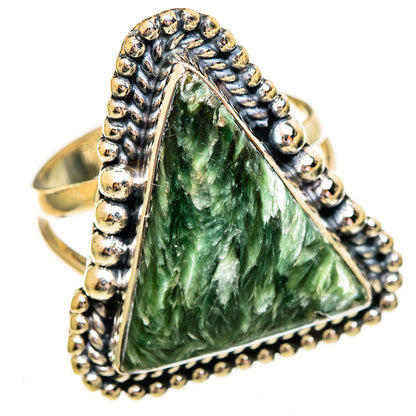 Seraphinite Rings handcrafted by Ana Silver Co - RING112044 - Photo 2