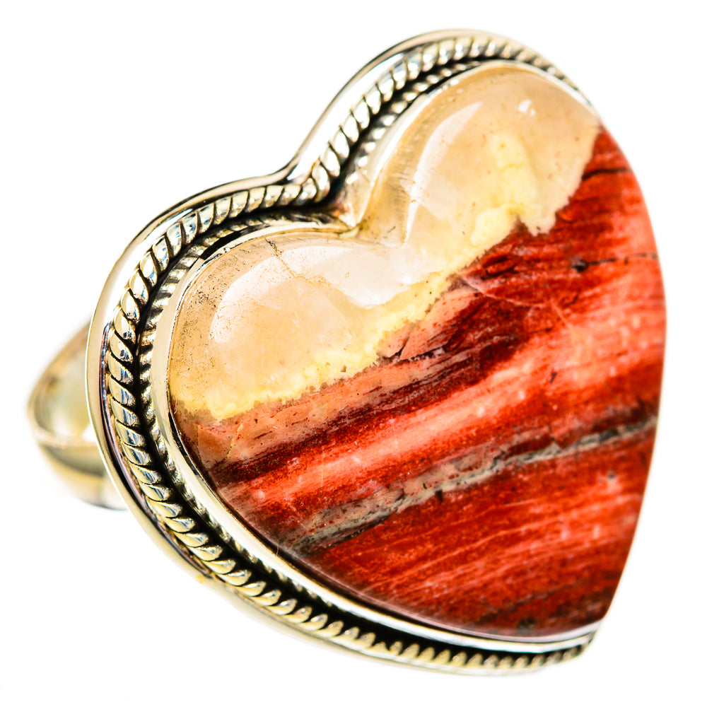 Red Jasper Rings handcrafted by Ana Silver Co - RING112049 - Photo 2