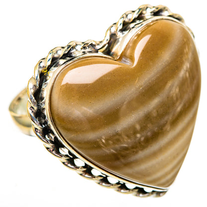 Imperial Jasper Rings handcrafted by Ana Silver Co - RING112051 - Photo 2